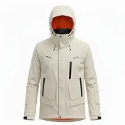 Aero 3L Jacket in Antique White