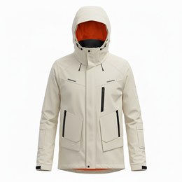 Aero 3L Jacket in Antique White